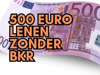 500 Euro Lenen Zonder BKR