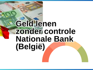 Geld lenen zonder controle Nationale Bank (België)