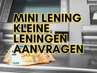 Mini Lening Kleine Leningen Aanvragen