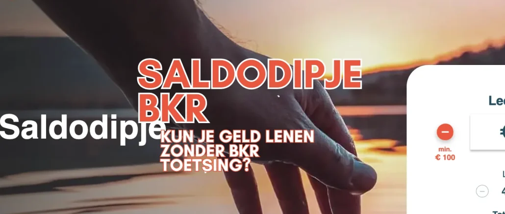 Saldodipje BKR Saldodipje BKR