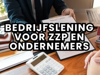 Bedrijfslening voor ZZP en Ondernemers