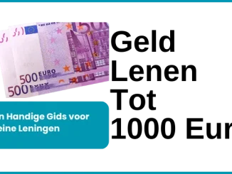 Geld Lenen Tot 1000 Euro