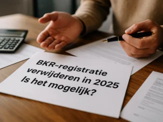 BKR-registratie verwijderen in 2025