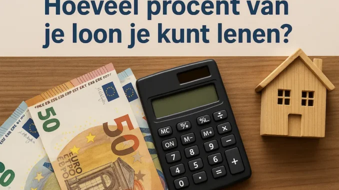 Hoeveel procent van je loon je kunt Lenen? Hoeveel procent van je loon je kunt Lenen?